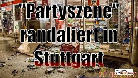 "Partyszene" randaliert in Stuttgart