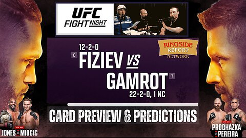 #ufcfightnight Fiziev vs. Gamrot Card Preview | Expert Analysis & Predictions