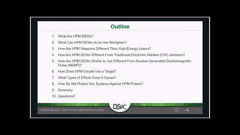 Gang Stalking - DSIAC Webinar: High Power Radio Frequency/Microwave-Directed Energy Weapon Effects