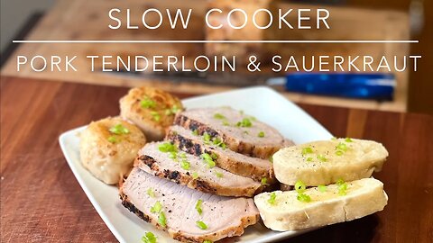 PORK TENDERLOIN & SAUERKRAUT | ALL AMERICAN COOKING #cooking #recipe #slowcooker #sundaydinner