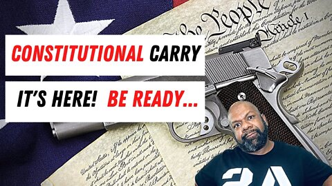 Texas Constitutional Carry Law is Here!