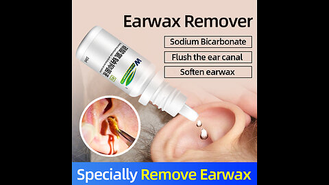 Ear drops for the removal of ear wax