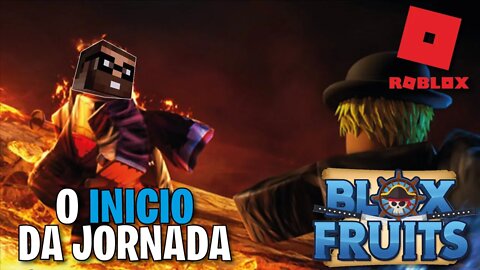 O INÍCIO DA JORNADA NO BLOX FRUITS #ROBLOX #BLOXFRUITS