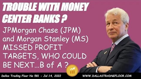 TROUBLE WITH MONEY CENTER BANKS ?