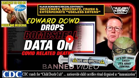 Edward Dowd Drops Bombshell Data On COVID Related Deaths!!(Related links in description)