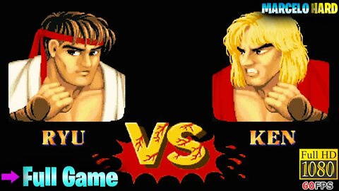 Street Fighter II: The World Warrior: Ryu - Arcade (Full Game Walkthrough)
