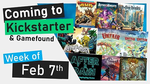 📅Kickstarter Boardgames | Astro Knights, Rolling Height, Wreckland Run, Silicon Valley, Unfair