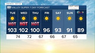 23ABC Weather for Tuesday, June 28, 2022