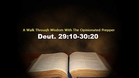 Deut. 29:10- 30: 20 Nitzavim-Vayelech Sabbath Torah Portion