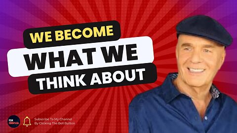Wayne Dyer Meditation: We Become What We Think About. #YouTube #inspire #Create #Video #Community