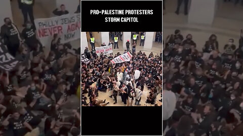 Pro-Palestine Protestors Storm Capitol