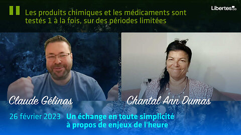 Chantal Ann Dumas et Claude Gélinas échangent