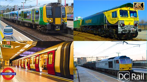 Light Loco | Mixed Passenger and Freight Trains in the UK 🇬🇧🚆