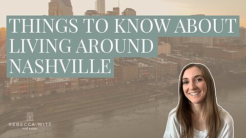 Random Things to Know About Living in Nashville/Middle Tennessee