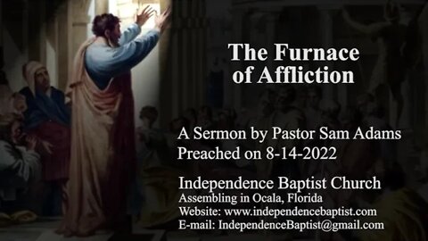 The Furnace of Affliction