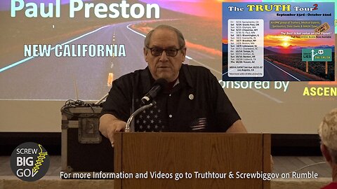 PAUL PRESTON - NEW CALIFORNIA - TRUTH TOUR 2 - SACRAMENTO, CA - 9-23-22