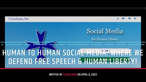 Human To Human Social Media: Where We Defend Human Liberty