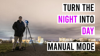 How to take photos during the night | tutorial using the manual mode