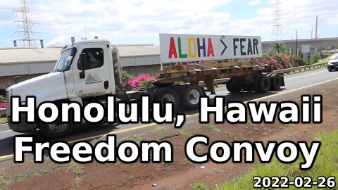 Honolulu, Hawaii Freedom Convoy