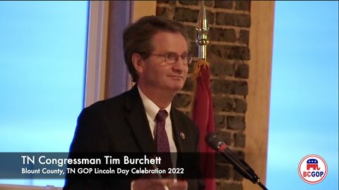 TN Congressman Tim Burchett at the Blount GOP Lincoln Day Celelbration
