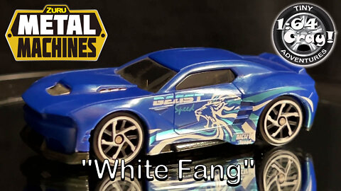 "White Fang" in Blue- Model by Metal Machines by ZURU