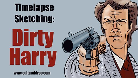 Timelapse Sketching "Dirty Harry"