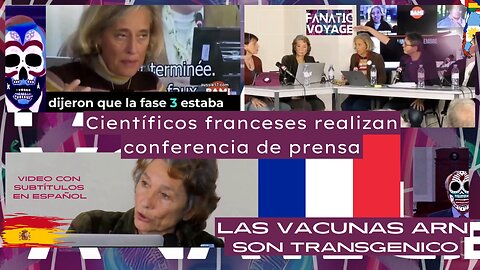 Profesor Francés de Genética y Periodista de Investigación Una Conferencia de Prensa Sobre la Vacuna