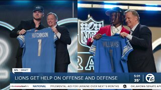 Lions get help on offense and defense