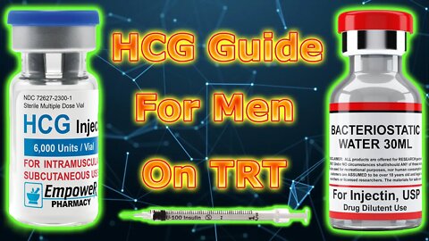 HCG / Human Chorionic Gonadotropin Guide For Men on TRT / Testosterone Replacement Therapy