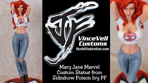 Mary Jane Marvel Custom Statue from Sideshow Poison Ivy PF Reupload