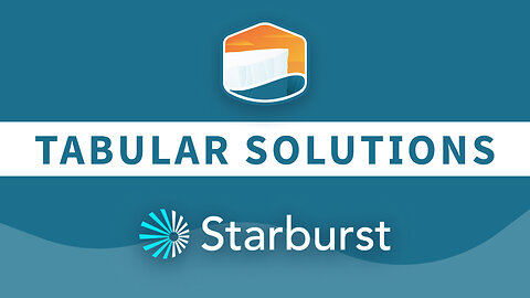 Tabular Solutions: Starburst Galaxy