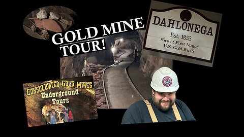 Gold Mine Tour - Consolidated Gold Minster in Dahlonega, Ga