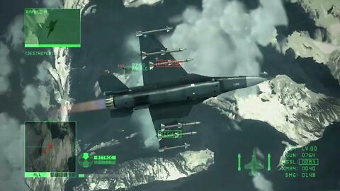 ACE COMBAT 6, First Time Playthrough, Mission 7, Hard, S-Rank