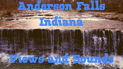 ANDERSON FALLS INDIANA | Trip Review and Drone Footage | Winter Views | Hartsville IN | 4K
