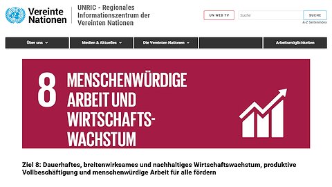 Ziel 8: Dauerh. Wirtschaftswachstum, Vollbeschäftigung? Wahre Agenda: Ausbeudung d. Konzerne…