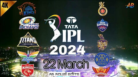 Tata IPL 2024 is coming Soon | 22 March | AB Royal Edits