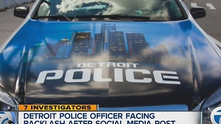 Detroit police officer under fire for alleged comments relating to officers living in the city