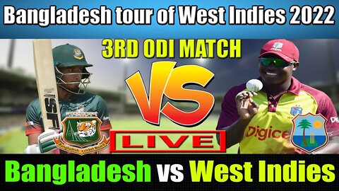 বাংলাদেশ বনাম ওয়েস্ট ইন্ডিজ লাইভ , West Indies vs Bangladesh 3rd ODI Live , BAN vs WI LIVE
