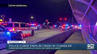 Erratic driver leads Chandler police on high-speed chase, injuring multiple people