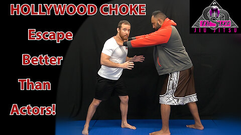 Defend The Standing Two-Handed Front Choke