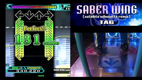 SABER WING (satellite silhouette remix) - EXPERT - AA#418 (Full Combo) on DDR A20 PLUS (AC, US)