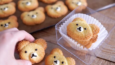 Teddy Bear Butter 🍪 cookies