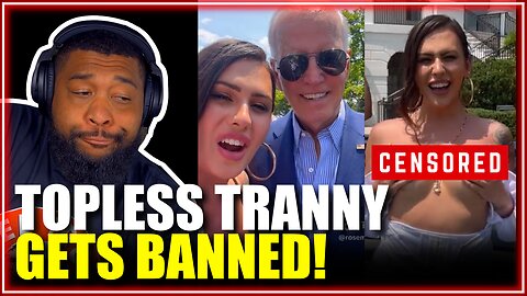 Biden White House BANS Trans Influencer For STRIPPING TOPLESS At Biden Pride Celebration