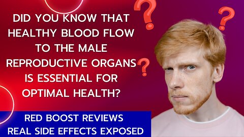 HEALTHY MALE REPRODUCTIVE ORGAN??((RED BOOST REVIEWS - REAL SIDE EFFECTS EXPOSED))