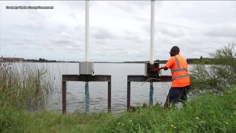 Sarah Hollenbeck in Pinellas County | About 42,000 people are under mandatory evacuation orders in Pinellas County. Pinellas county has been lowering the water levels around the county to prepare for significant rainfall.