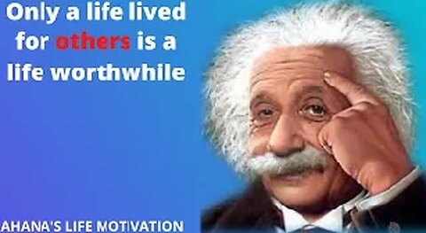 Only a life lived for others is a life worthwhile | Life motivation | #Ahana's Life motivation