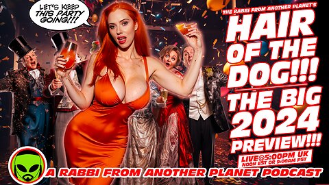 LIVE@5 New Years Day Hair of the Dog!!! 2024 Preview!!! Doctor Who!!! Star Trek!!! Star Wars!!!