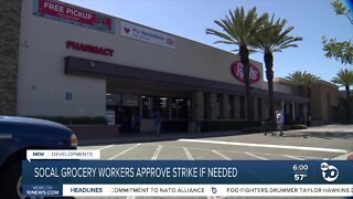 SoCal grocery workers vote to authorize strike