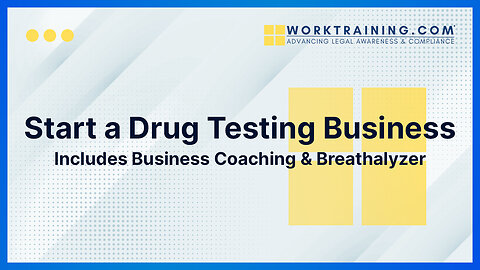 Start a Drug Testing Business - Includes Business Coaching & Breathalyzer