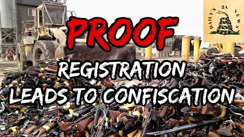 More Proof Registration Leads to Confiscation
